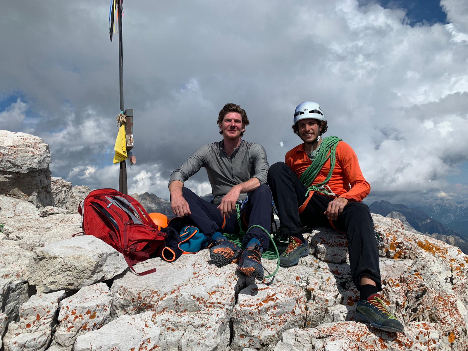 Gipfel der Großen Zinne geführt mit Bergführer