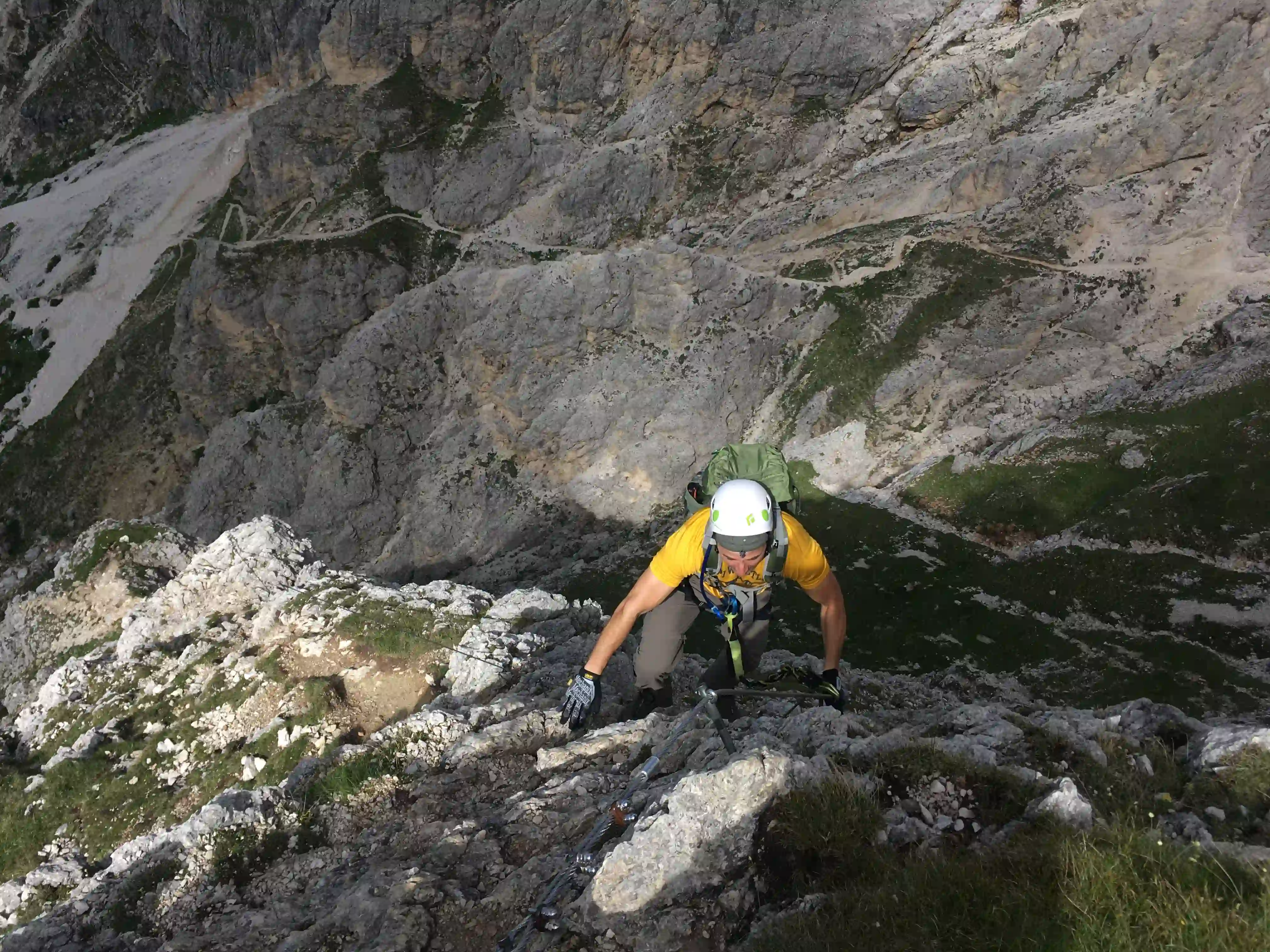 Klettersteig Dolomiten Falzarego Col dei Bos Bergführer