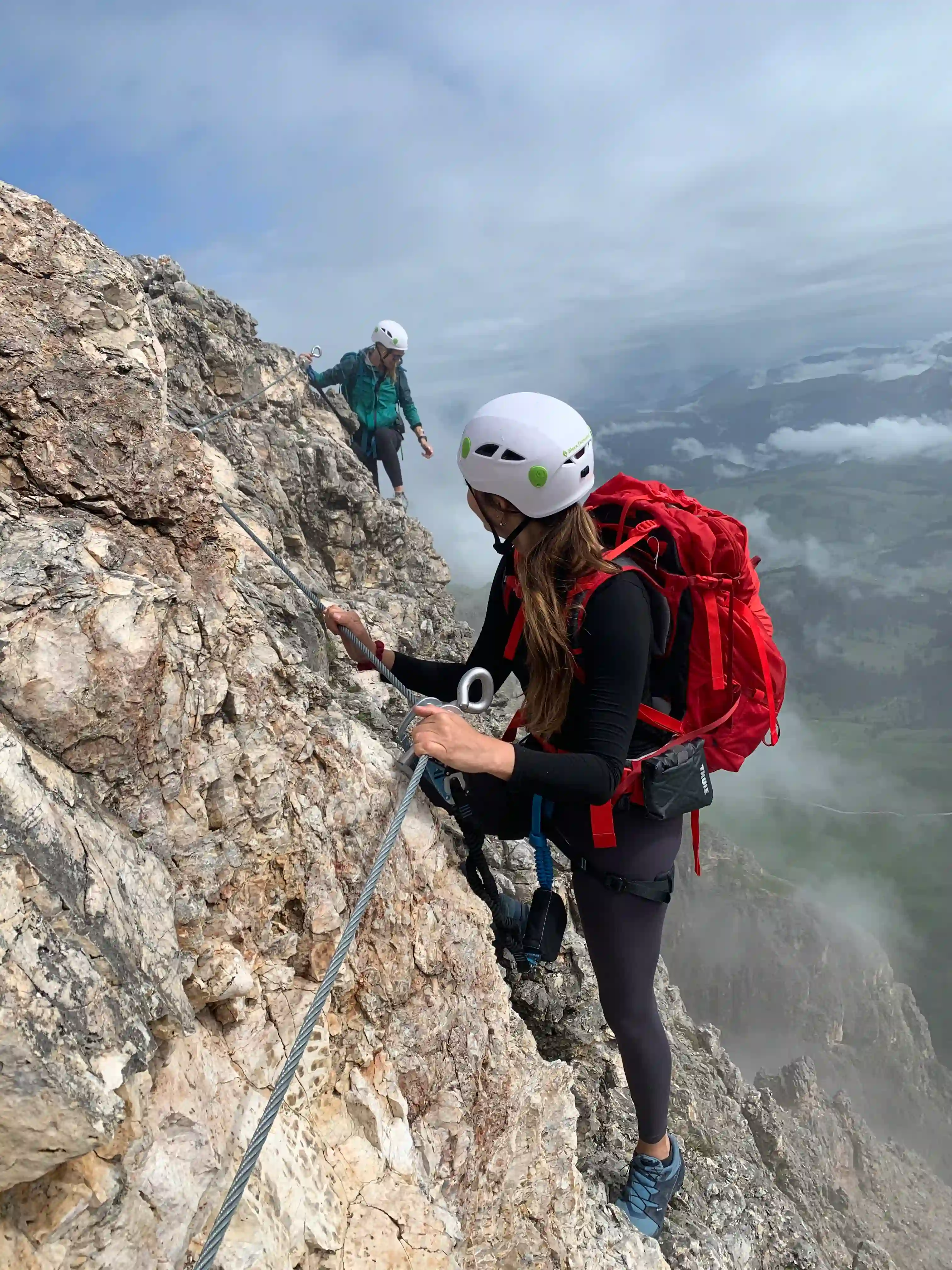 Klettersteig Rosengarten Bergführer Dolomiten Klettersteig Dolomiten Rosengarten Molignon Seiser Alm