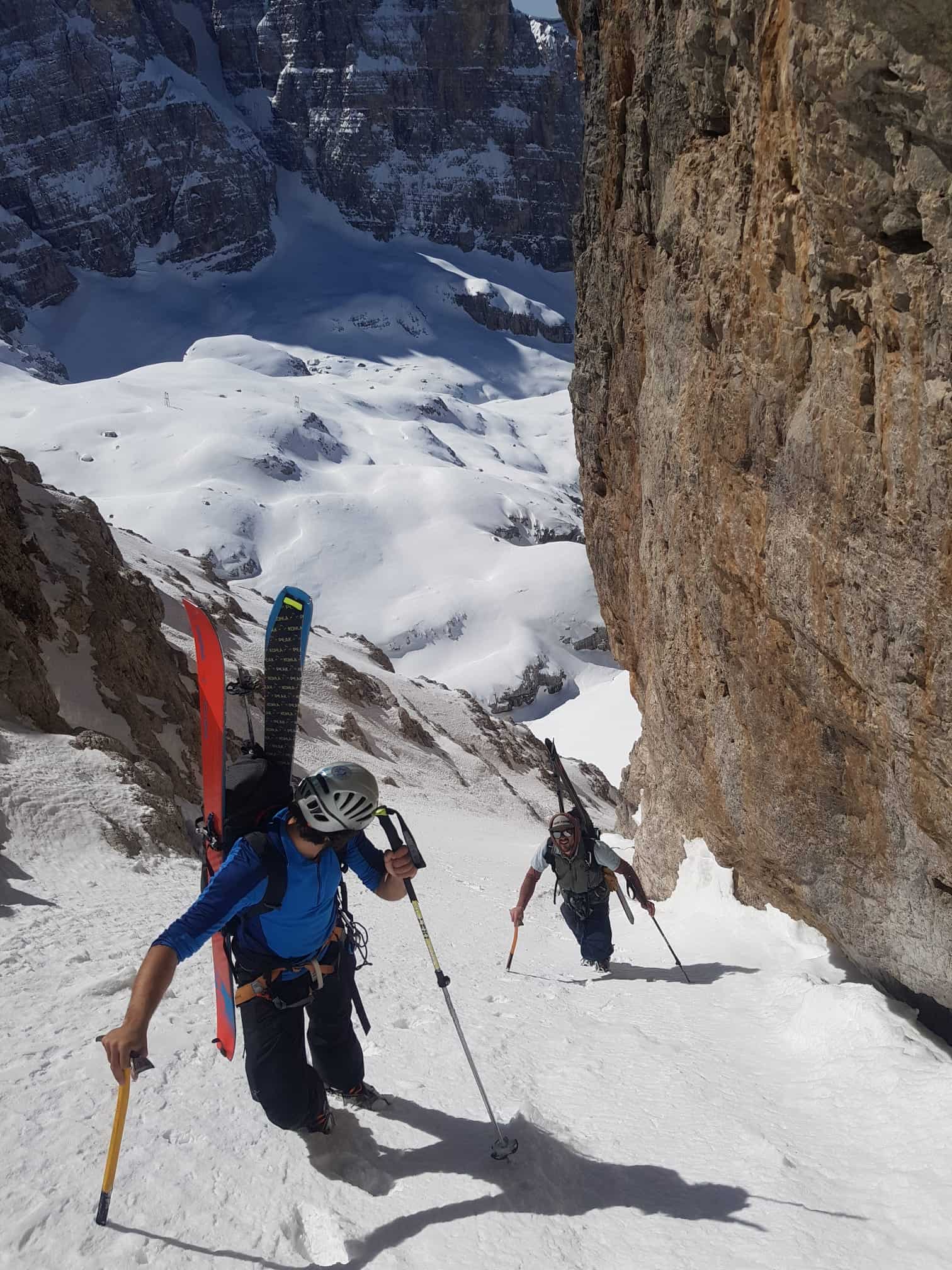 Skitour Dolomiten brenta Bergführer Thomas Bergführer Skitour in den Brenta Dolomiten