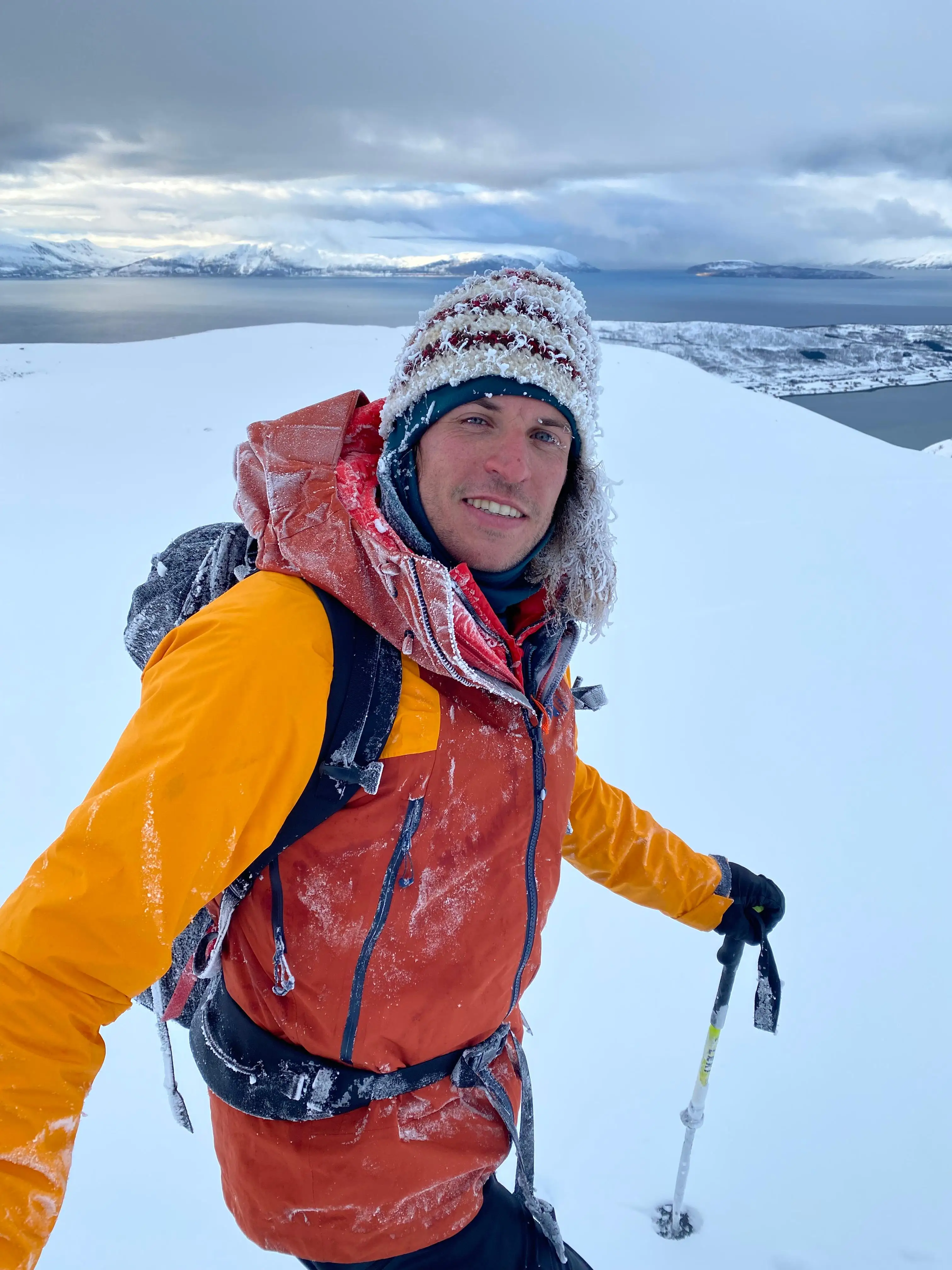 Thomas Gianola Bergfuehrer Dolomiten Winter Thomas bergführer auf Skitour Norwegen