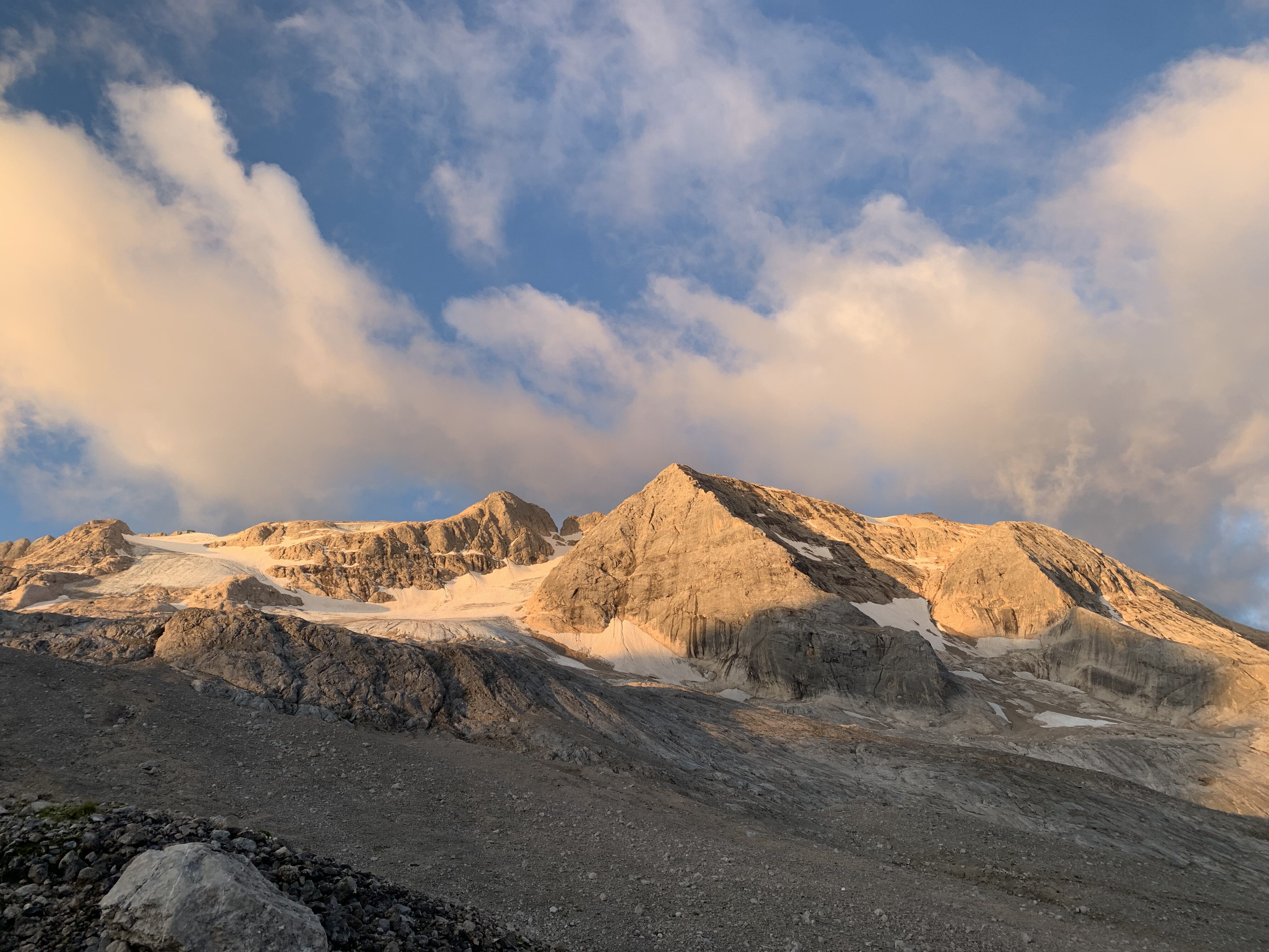 marmolada gipfel dolomiten Marmolada Gipfel Sonnenaufgang Dolomiten Bergführer