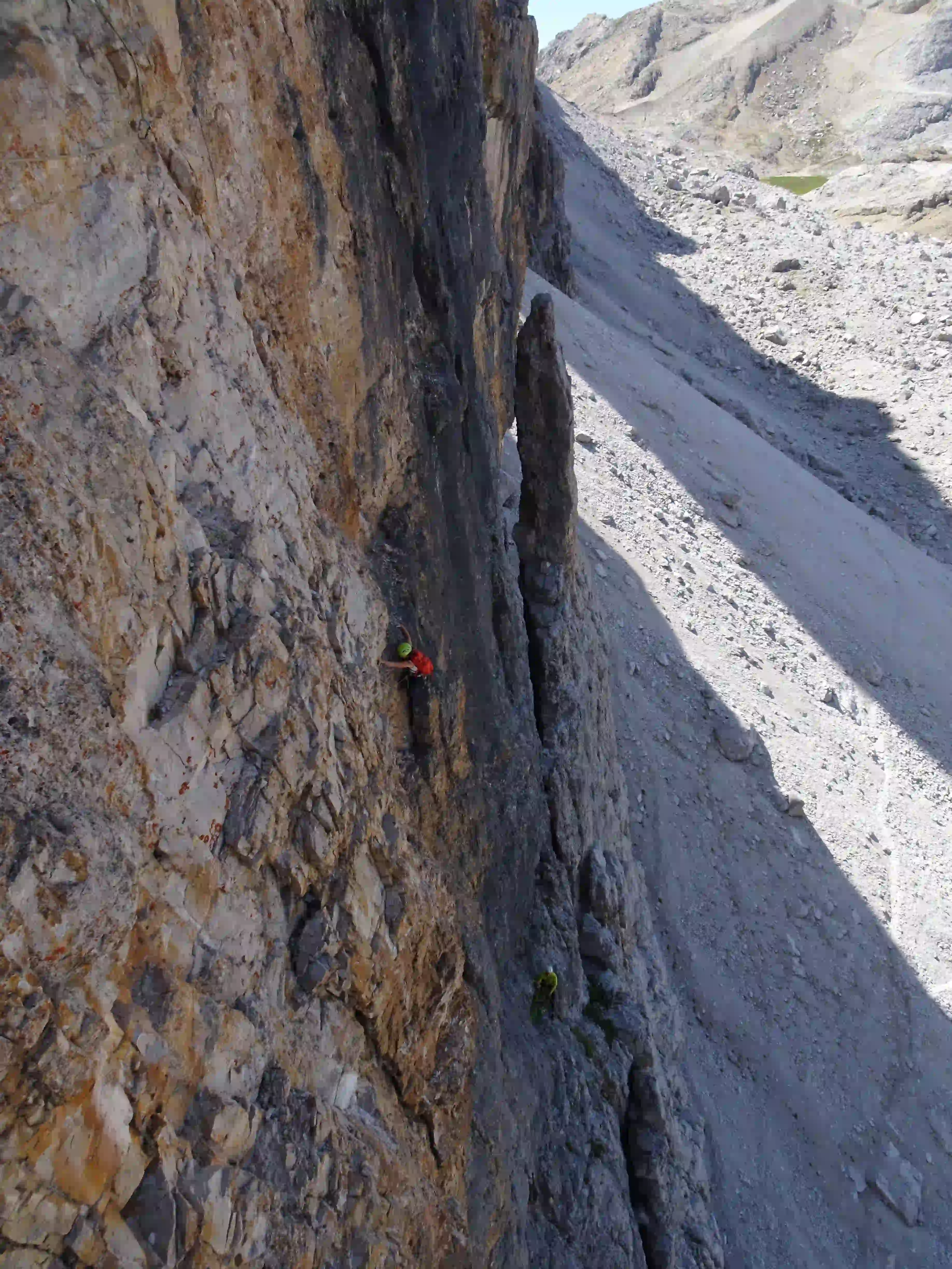 Klettern am Lagazuoi Fanes Sennes Naturpark zwischen Südtirol und Cortina