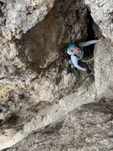 Klettern an der Hexenstein Südkante Dolomiten guide