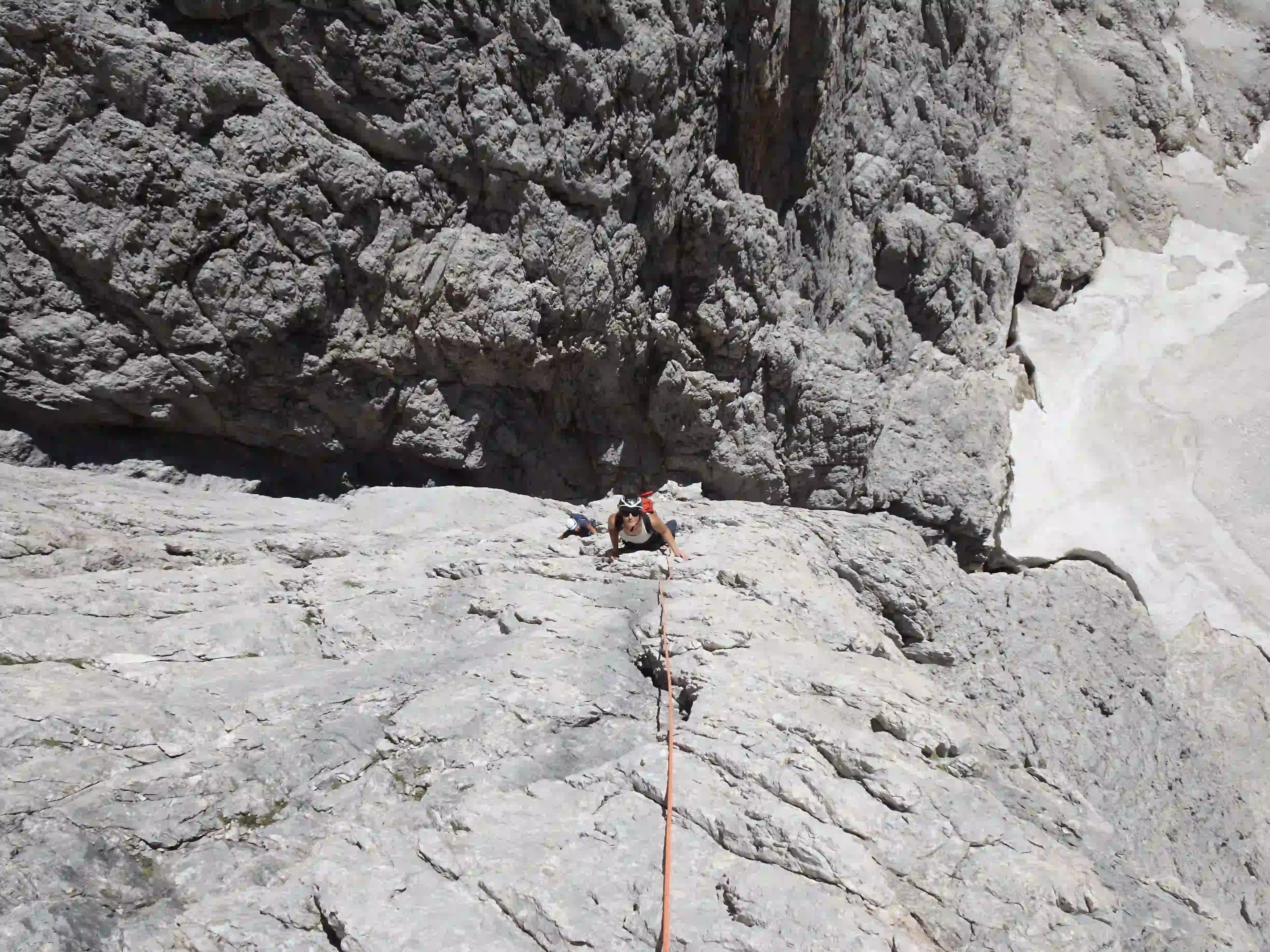 Nuvolo Südkante Klettern in der Palagruppe Dolomiten