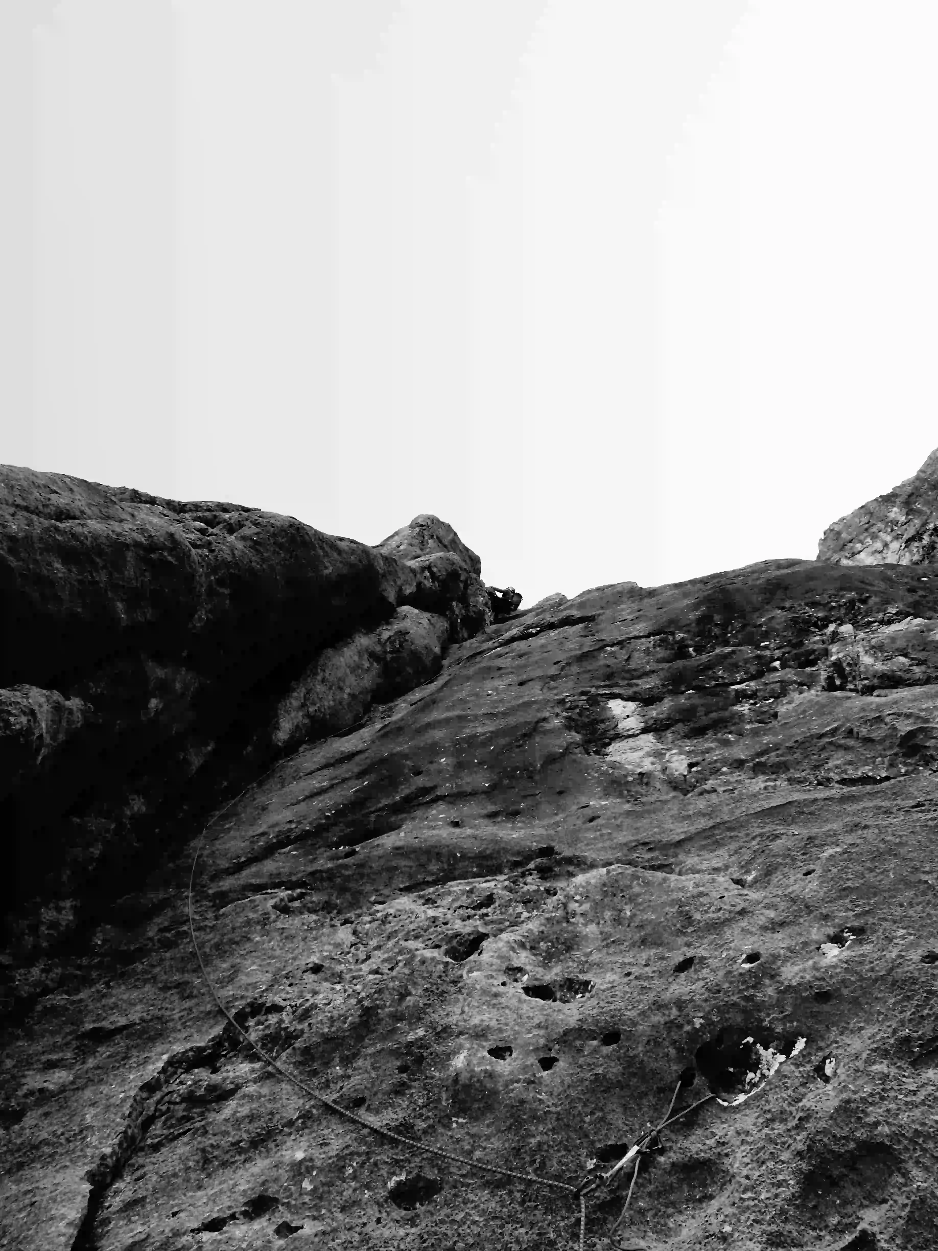 Pilastro Grigio Mulaz Klettern mit Bergführer in den Dolomiten