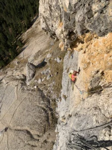 Klettern am Piz Ciavazes mit Bergführer in den Dolomiten